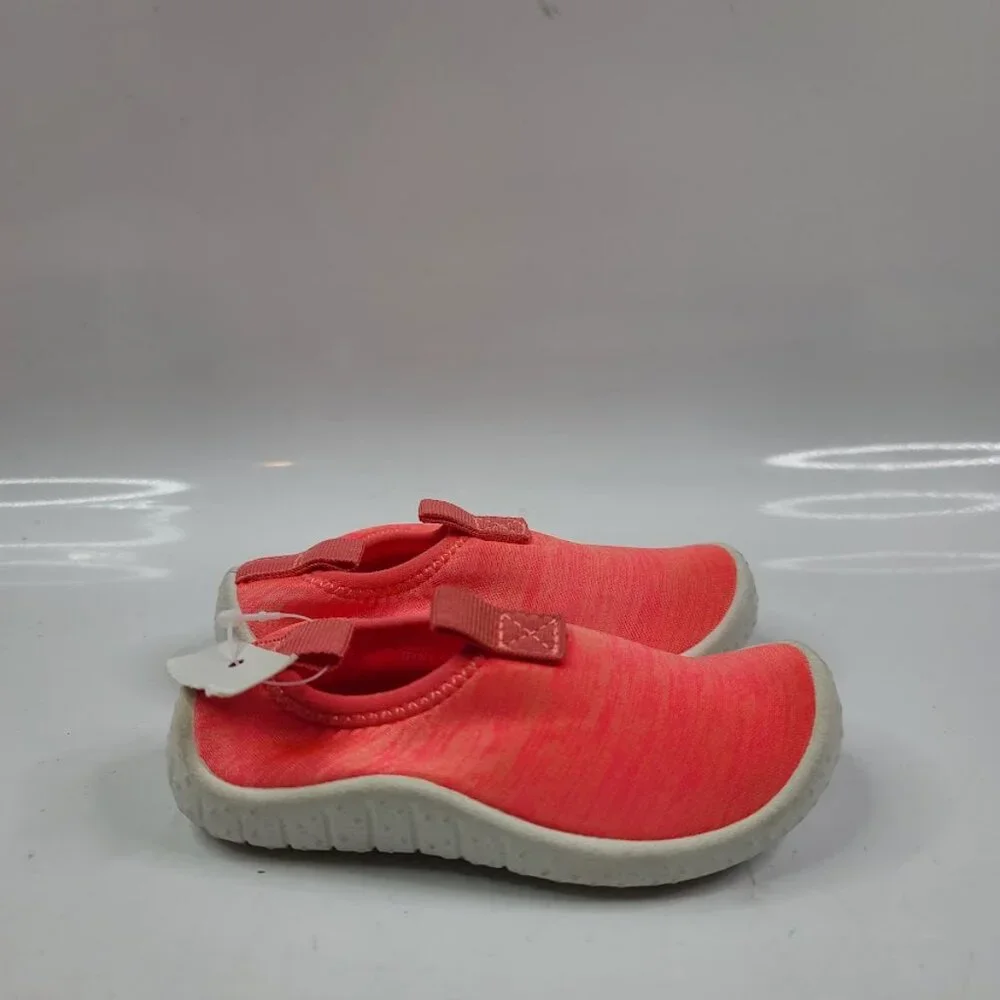 Cat & Jack Girl's Neon Pink Heather Slip-On Casual Water Shoes Size 5